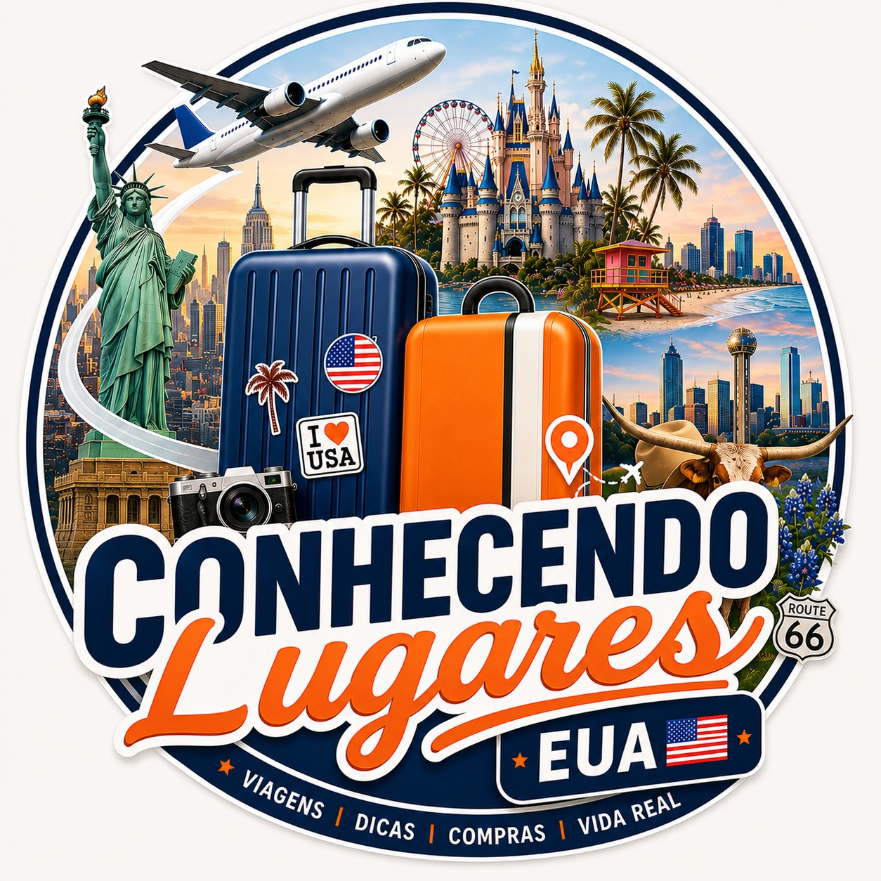 Marca Conhecendo Lugares EUA